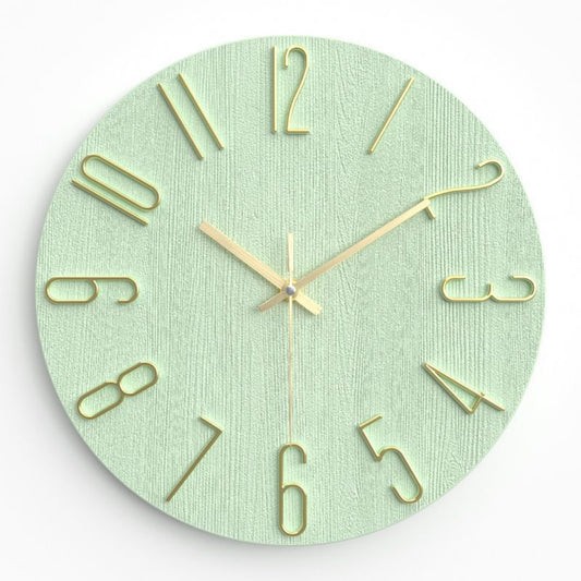 Modern Silent Round Clock