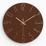 Modern Silent Round Clock