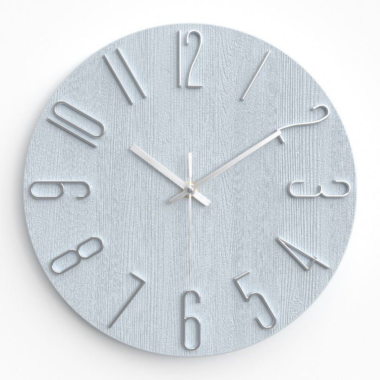 Modern Silent Round Clock