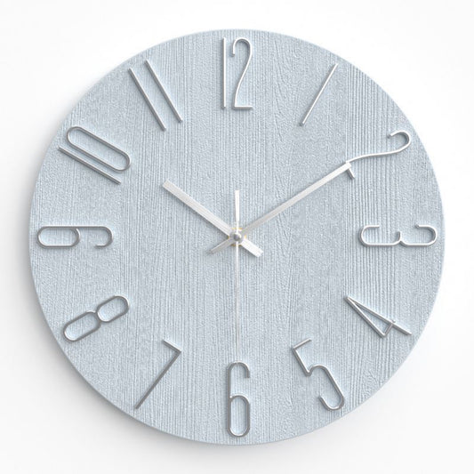 Modern Silent Round Clock