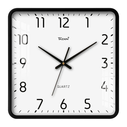 14” Square Wood Wall Clock