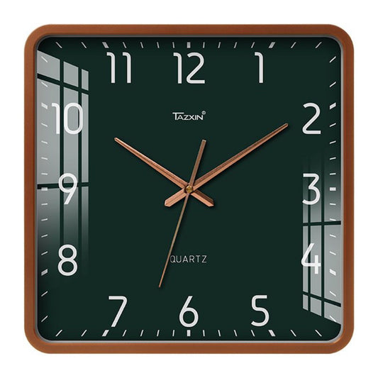 14” Square Wood Wall Clock