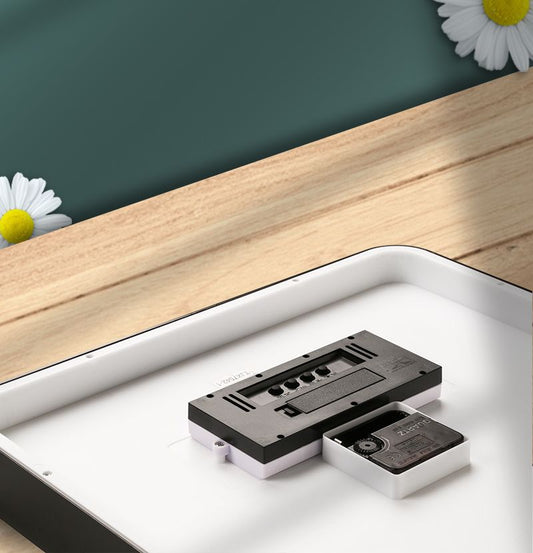 14” Square Wood Wall Clock