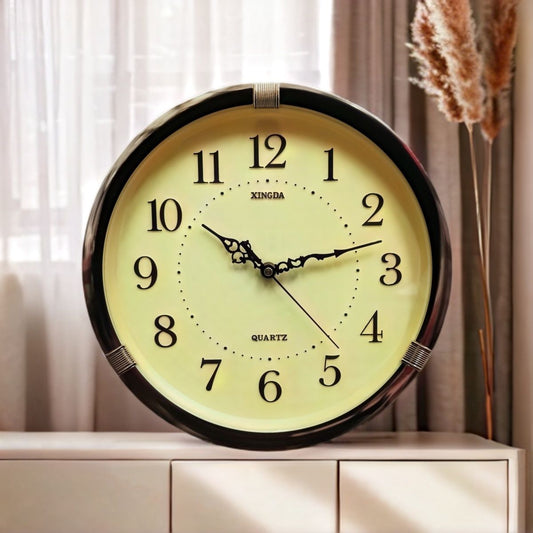 13" Solar Quartz Wall Clock