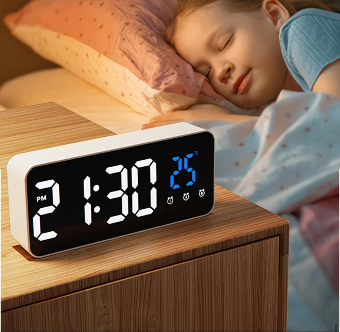 RGB LED Digital Alarm Clock