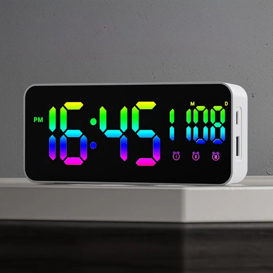 RGB LED Digital Alarm Clock
