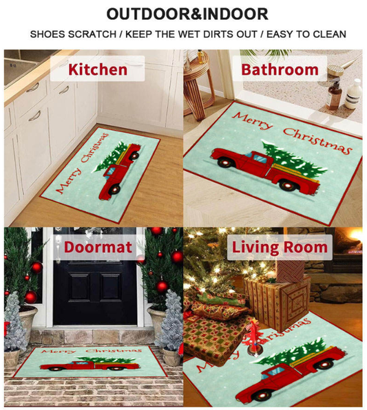 (3.28' × 4.6') Christmas Tree Door Mat