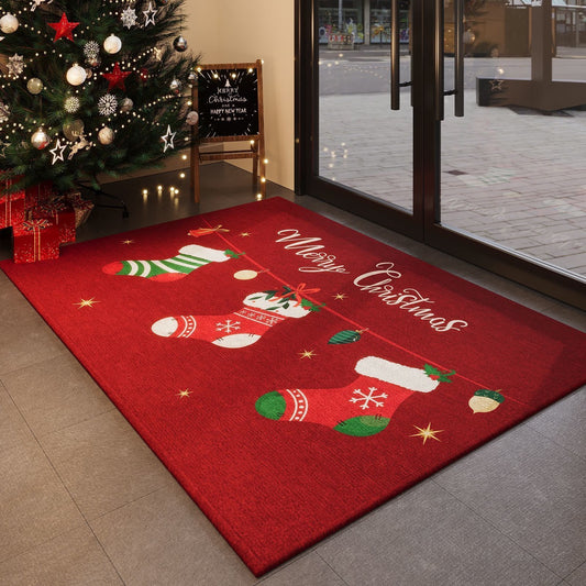 (3.28' × 4.6') Christmas Tree Door Mat