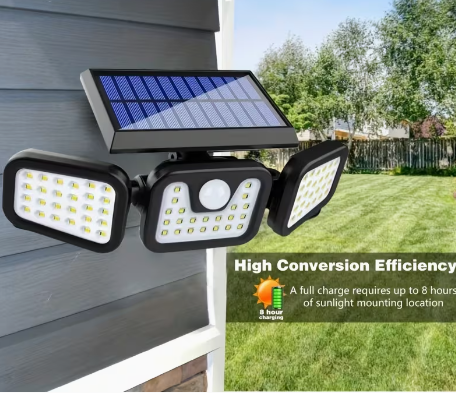 Solar Motion Sensor LED Wall Light