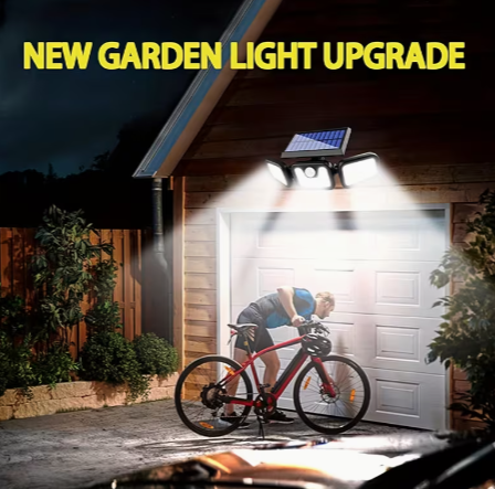 Solar Motion Sensor LED Wall Light