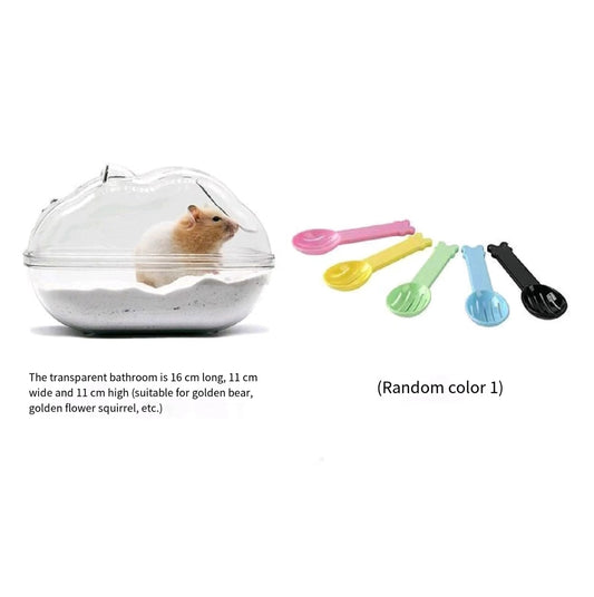 Hamster Sand Bath Box & Bed