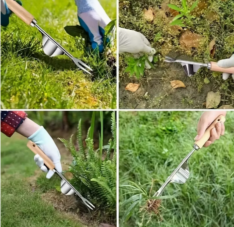 Ergonomic Stainless Steel Weeder
