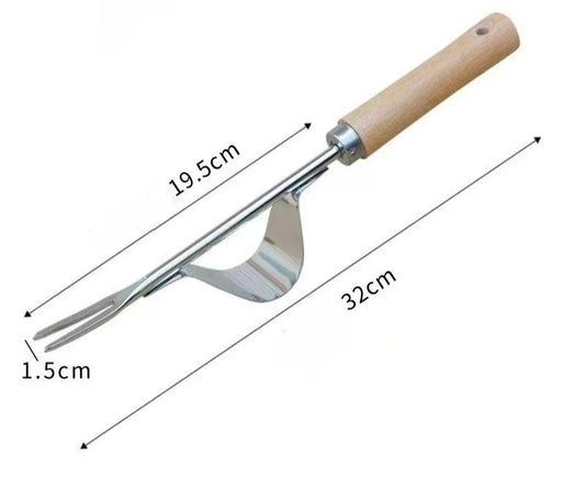 Ergonomic Stainless Steel Weeder