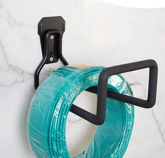 Heavy-Duty Metal Garden Hose Reel Holder
