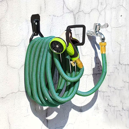 Heavy-Duty Metal Garden Hose Reel Holder