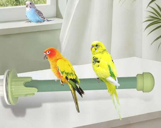 Sandblasted Parrot Perch Stand Rod