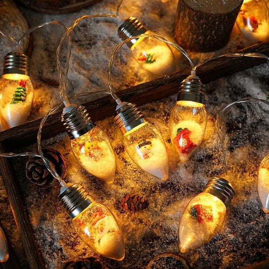 Indoor/Outdoor Christmas Bulb Lights