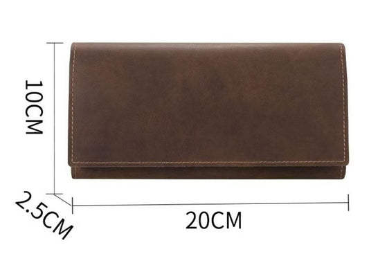 Leather: Vintage Triple Fold Wallet