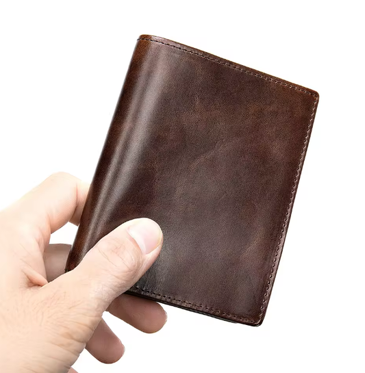 Leather: Vertical 16-Slot Cardholder
