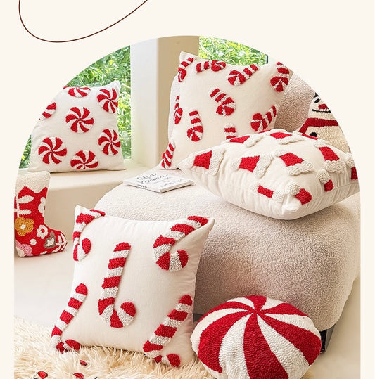 Christmas Tufted Pillow Cover
