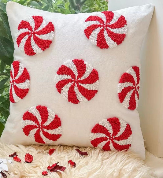Christmas Tufted Pillow Cover