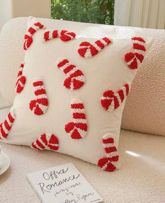 Christmas Tufted Pillow Cover