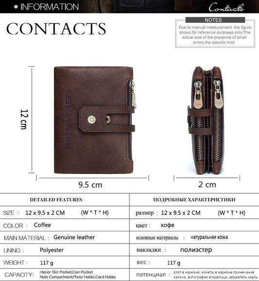 Leather: Vintage 14-Card-Slot Wallet