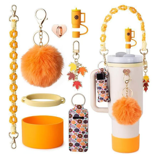 Christmas Woven Bottle Carrier Set