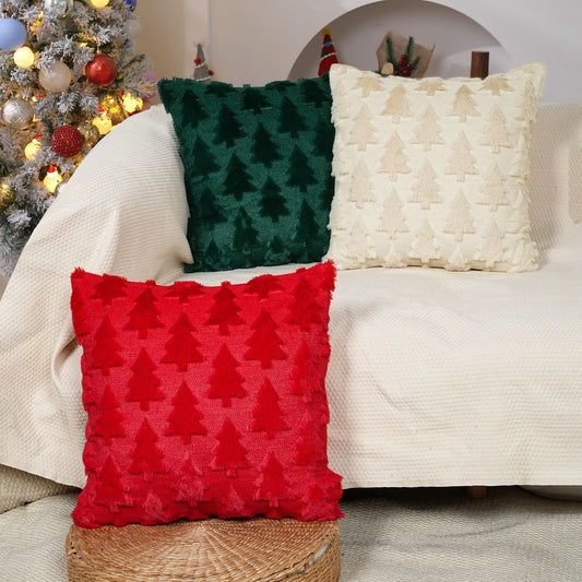 18x18 Christmas Tree Pillow Cover