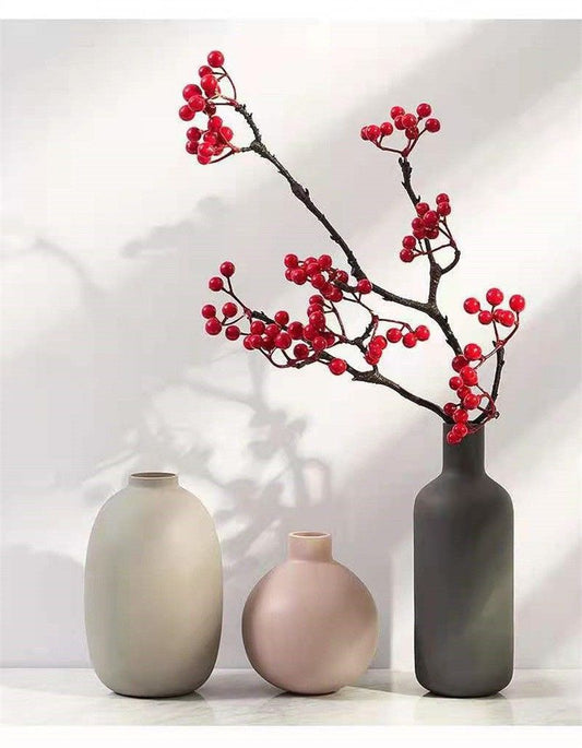 3-Piece Modern Ceramic Vase Set