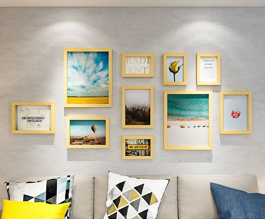 10-Pack Picture Frames Collage Set