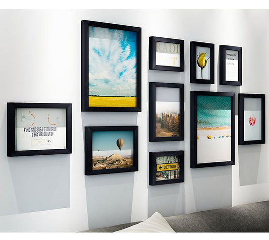 10-Pack Picture Frames Collage Set