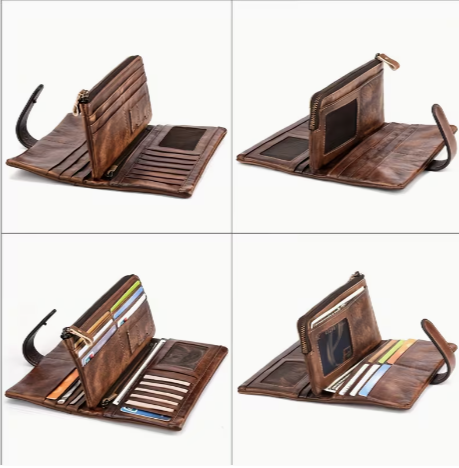 RFID Blocking Leather Cardholder