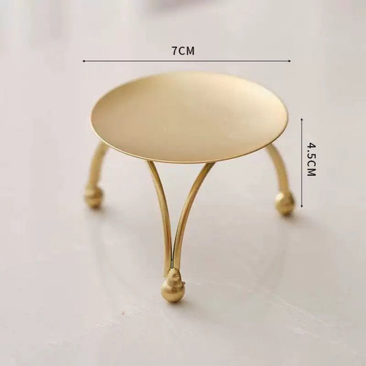 Round Candle Holder: Vintage Charm