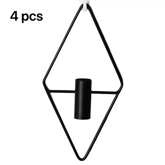 4 Pcs Metal Hanging Planters