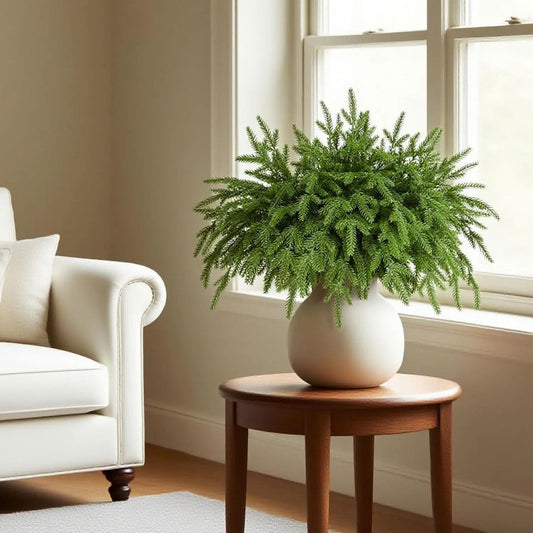 (13.4") Real Touch Norfolk Pine Picks