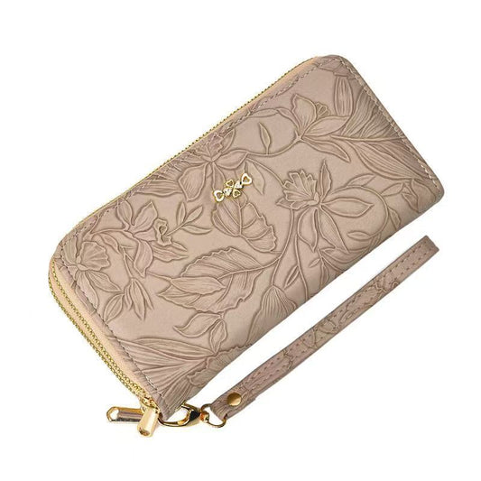 Trifold Wristlet Wallet for Women