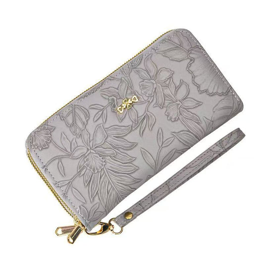 Trifold Wristlet Wallet for Women