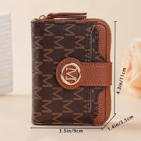 Colorful, Slim, Snap-Close Wallet