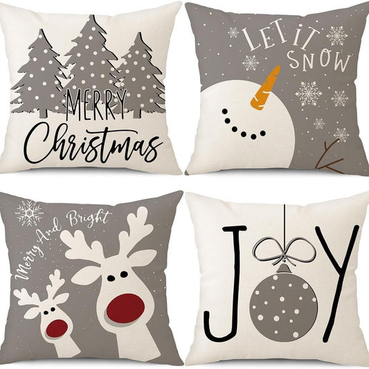 18"x18" 4PCS Christmas Pillow Covers