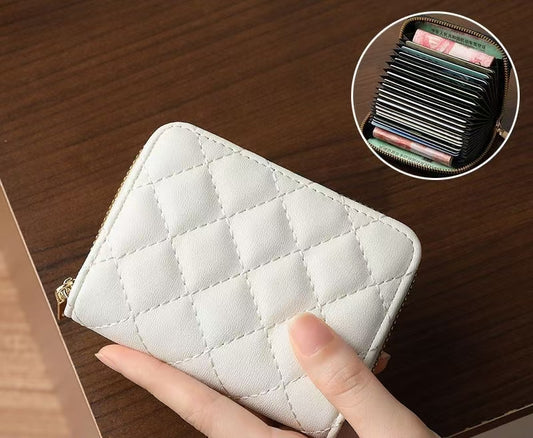 Luxury Rivet Quilted Wallet