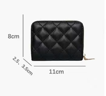 Luxury Rivet Quilted Wallet