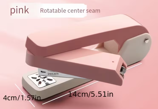 360° Rotating Desktop Stapler (White)