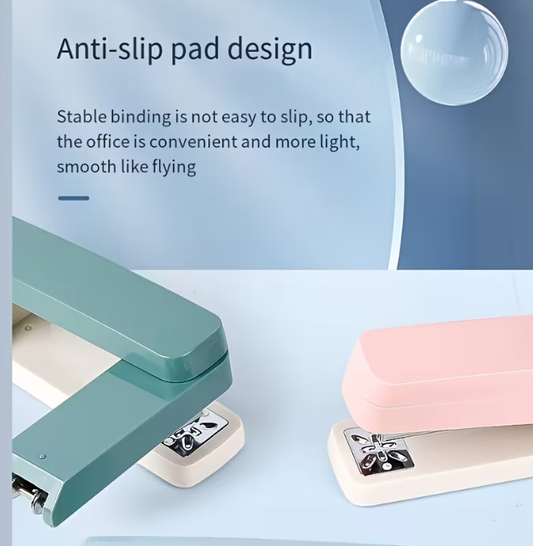 360° Rotating Desktop Stapler (White)