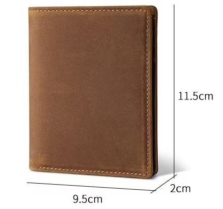 Anti-Magnetic Horsehide Card Holder