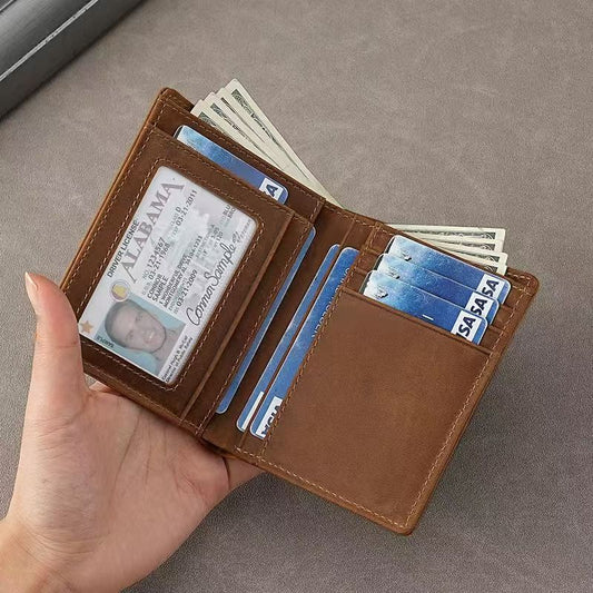 Anti-Magnetic Horsehide Card Holder