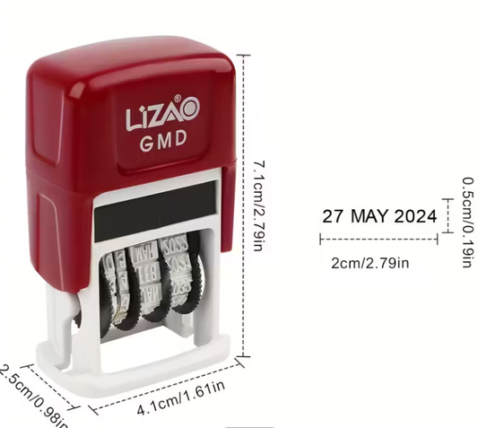 Professional Self-Inking Date Stamp