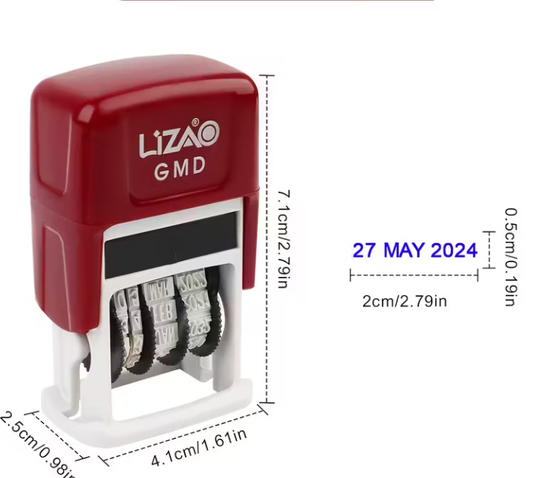 Professional Self-Inking Date Stamp