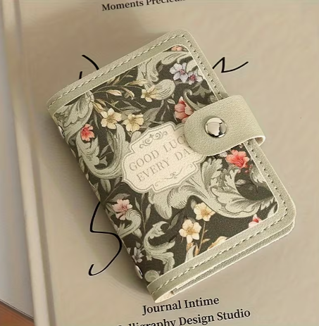Elegant Floral: Multi-Card Wallet