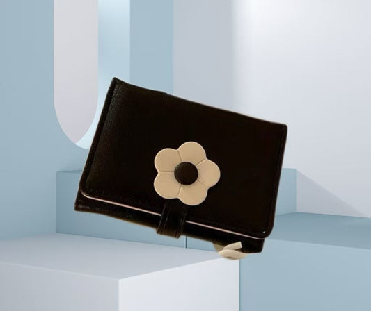 Cute Floral Trifold Wallet